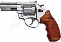 Револьвер флобера STALKER 3" Никель. Материал рукояти - пластик