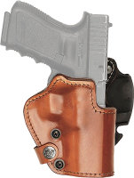 Кобура Front Line LKC для Glock 17/22/31. Материал - Kydex/кожа/замша. Цвет - коричневый