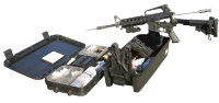 Кейс MTM Tactical Range Box польовий для чищення та догляду за АК/AR15. Колір - чорний