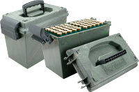 Коробка MTM Shotshell Dry Box на 100 патронов кал. 20/76. Цвет – камуфляж