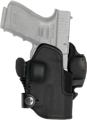 Кобура Front Line KNGxxSR с замком для Glock 19/23/32. Материал - Kydex. Цвет - черный