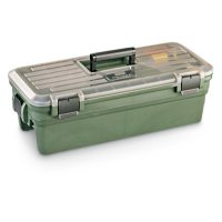 Кейс MTM Shooting Range Box для чищення і догляду за зброєю. Колір - темно-зелений