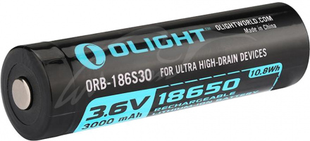 Акумуляторна батарея Olight 18650 HDС (15А) 3000mAh