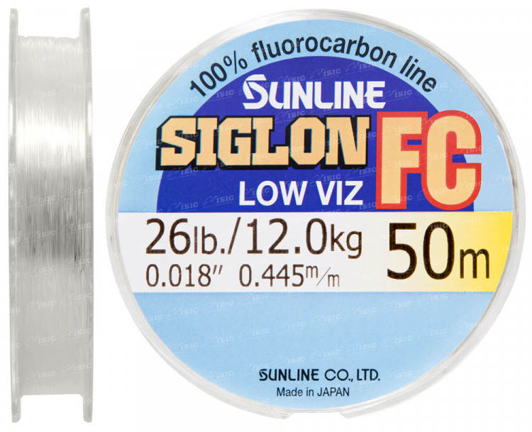 Флюорокарбон Sunline Siglon FC 50m 0.445mm 12.0kg поводковий