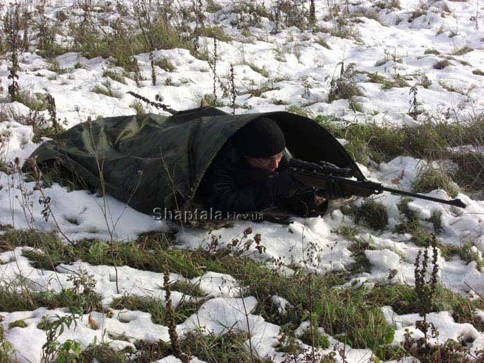 Мисливський килимок з наметом