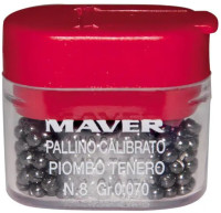 Набор грузил Maver Pallini Supercalibrati Teneri 0.162g size 4