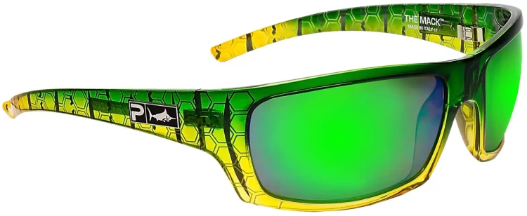 Окуляри Pelagic The Mack - Polarized Poly Lens к:green dorado / green