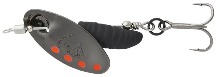 Блесна Savage Gear Grub Spinners #2 5.8g Black Red Black Блесна Savage Gear Grub Spinners #2 5.8g Black Red Black