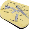 Брелок Real Avid AR15 Field Guide