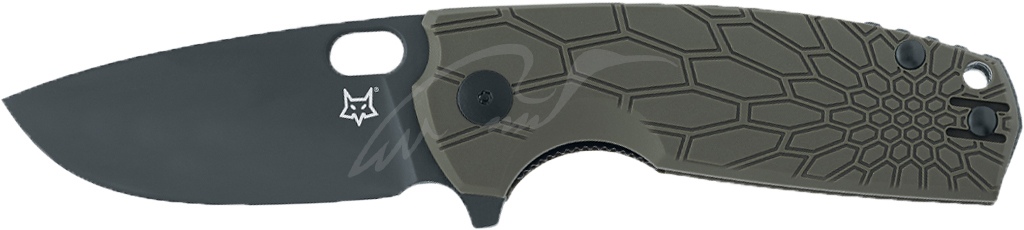 Ніж Fox Core Black Blade ц: оливковий