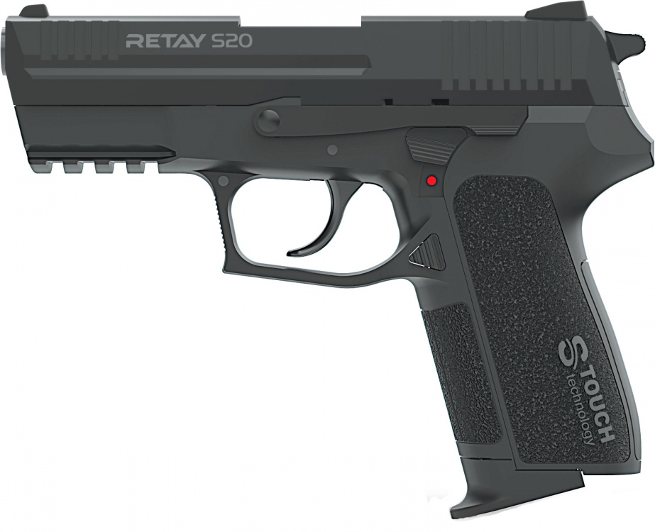 Пістолет стартовий Retay S20 кал. 9 мм. Колір - black.
