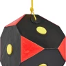 Мишень для стрельбы Yate Cube Polimix 6. 30x30x30 см. 40 lbs Black / Red