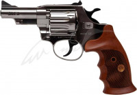 Револьвер флобера Alfa mod.431 3" Никель. Рукоять №9. Материал рукояти - дерево