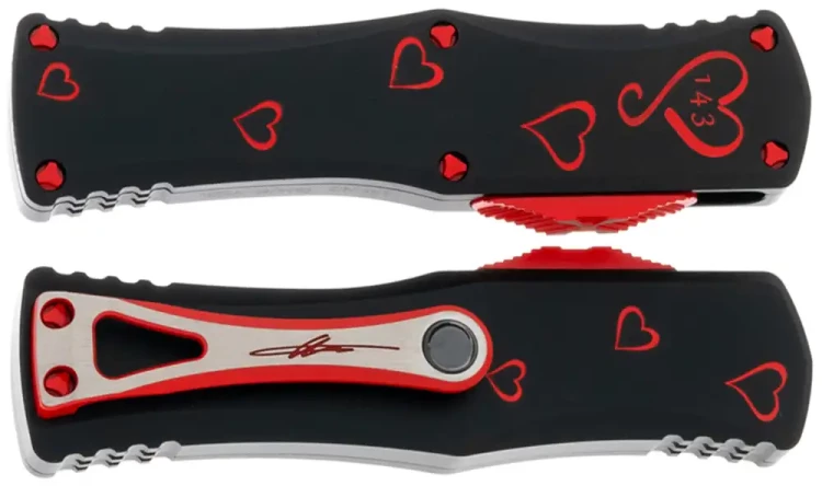 Набор ножей Microtech Hera Double Edge BB Twin Flames