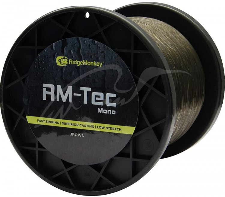 Леска RidgeMonkey RM-Tec Mono 1200m 0.35mm 12lb/5.4kg Brown
