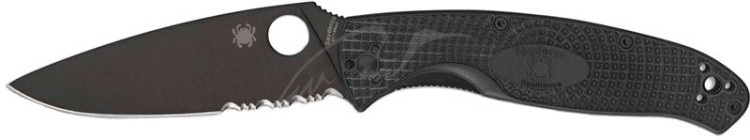 Нож Spyderco Resilience Black Blade