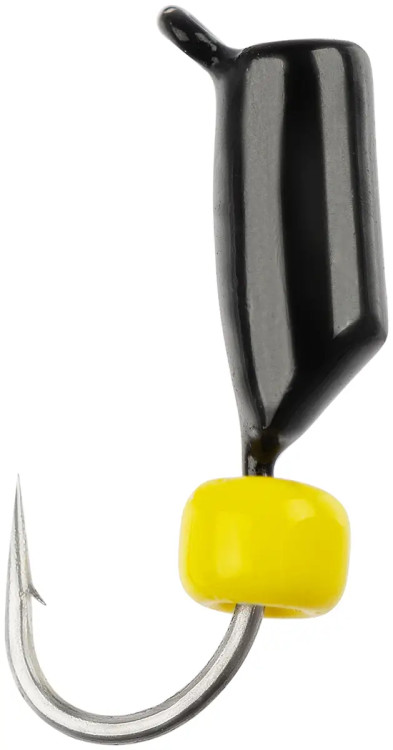 Мормышка вольфрамовая Viking Fishing Rigabik+bead 0.62g 2.5mm Black+Y (5шт) Мормышка вольфрамовая Viking Fishing Rigabik+bead 0.62g 2.5mm Black+Y (5шт)