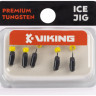 Мормышка вольфрамовая Viking Fishing Rigabik+bead 0.62g 2.5mm Black+Y (5шт) Мормышка вольфрамовая Viking Fishing Rigabik+bead 0.62g 2.5mm Black+Y (5шт)