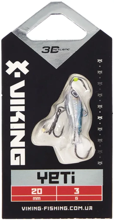 Балансир Viking Fishing Yeti Ice Jig 20mm 3.0g #11 Anchovy Балансир Viking Fishing Yeti Ice Jig 20mm 3.0g #11 Anchovy