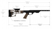 Шасі MDT LSS для Remington 700 LA Black