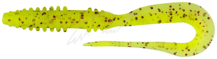 Силікон Keitech Mad Wag Mini 2.5" (12 шт/уп) к:pal#01 chartreuseredflake