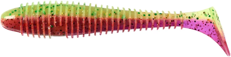 Силікон Keitech Swing Impact FAT 3.8" (6 шт/уп) к:ea#18 mystic lime chart