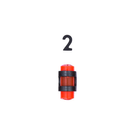 Мушка MEGAline 180/2 D. 2,6. Колір - червоний