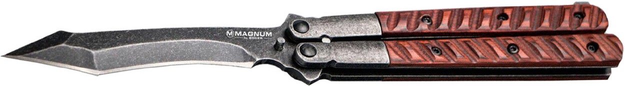 Ніж Boker Magnum Balisong Wood Tanto