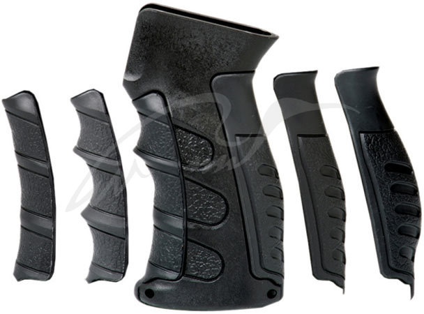 Рукоять САА 6 Piece Interchangeable Finger Groove для АК47/ 74 (з 6 змінними накладками; відсік під батарейки)