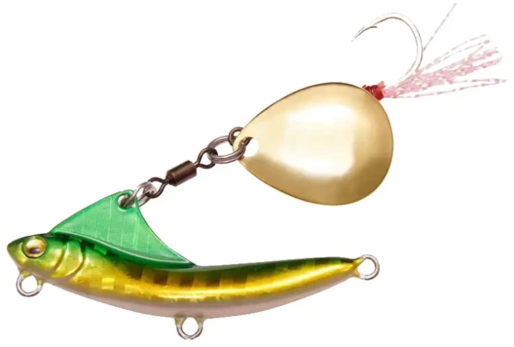 Тейл-спиннер Megabass Sokoppa 20.0g Green Gold Тейл-спиннер Megabass Sokoppa 20.0g Green Gold