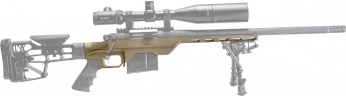 Ложа MDT LSS-XL для карабина Remington 700 Short Action. Материал - алюминий. Цвет - песочный