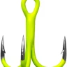 Тройник Gurza Round Treble ST-36 Chartreuse №4 (3шт/уп)
