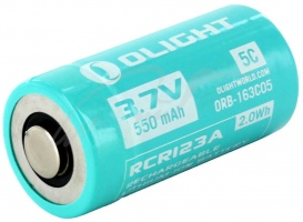 Аккум. батарея Olight RCR 123 Li-Ion 550mAh для S1R
