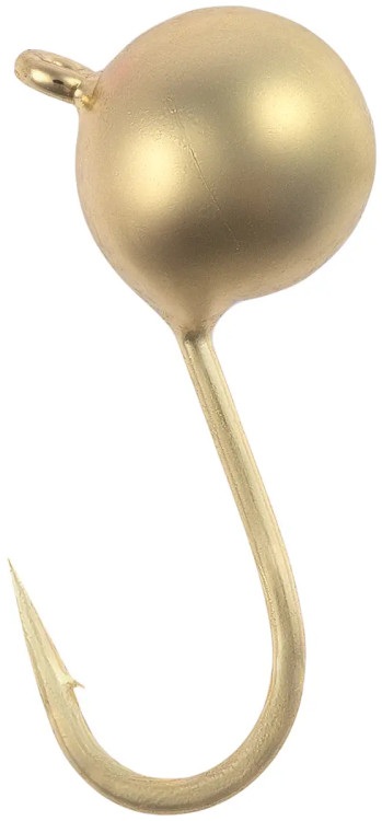 Мормышка вольфрамовая Viking Fishing Round 0.19g 2.5mm Gold (5шт)