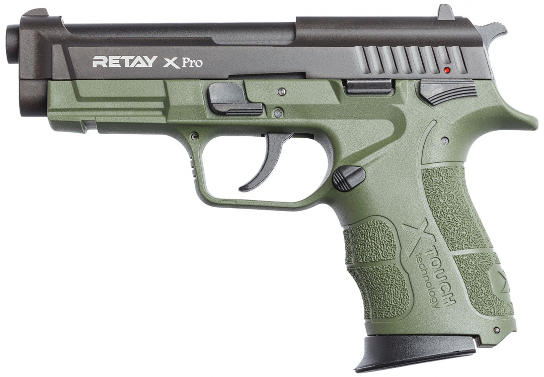 Пістолет стартовий Retay XPro кал. 9 мм. Колір - olive.