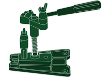 Набор подставок FLAMPIC Cup Set для канцтов.(3 разн. размера) (шпонов. березов. фанера)