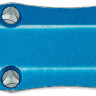 Нож Microtech Dirac Double Edge Stonewash. Distressed blue