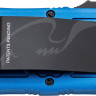 Ніж Microtech Exocet Tanto Black Blade. Колір: blue