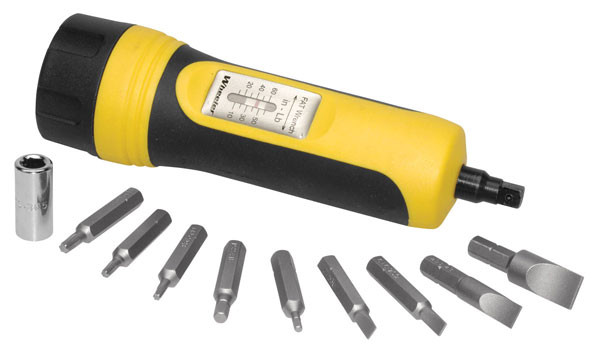 Механічна кишенькова динамометрична викрутка Wheeler Fat Wrench with 10-Bit Set