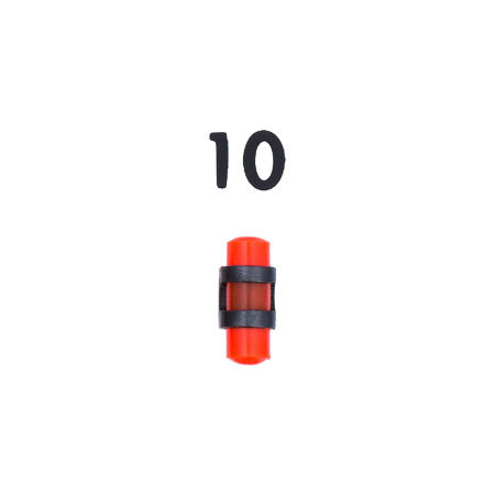 Мушка MEGAline 180/10 D.2,6 Цвет - красный