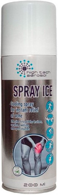 Спрей охлаждающий HTA. "HTA SPRAY ICE". Объем - 200 мл