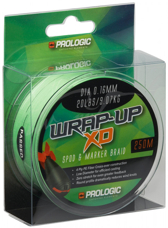 Шнур Prologic Wrap-Up AR - Spod &amp; Marker Braid All Rounder 0.26 mm 35lbs/15.9 kg 250m