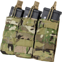 Подсумок Condor Triple M4/M16 Open Top Mag Pouch. Multicam