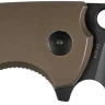 Нож Fox Core BB Aluminium Brown