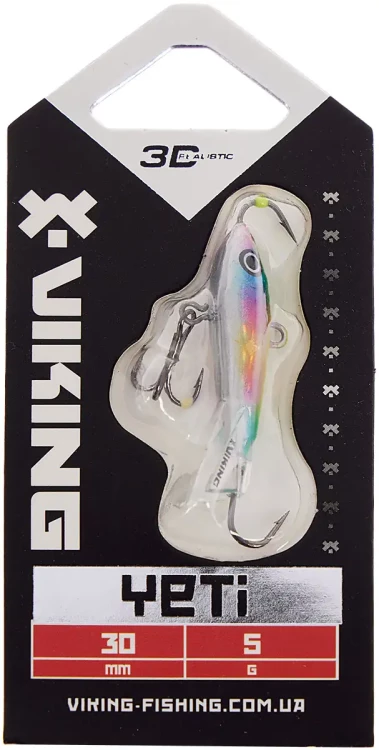 Балансир Viking Fishing Yeti Ice Jig 30mm 5.0g #16 European Values