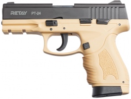 Пистолет стартовый Retay PT24 кал. 9 мм. Цвет - sand.