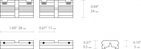 Планка Hawke Adaptor Base 11мм - Weaver