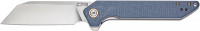 Ніж CJRB Rampart G10 Gray-blue