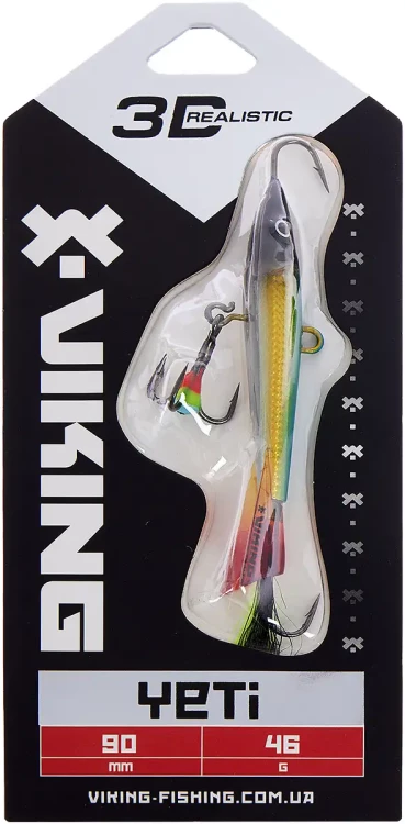 Балансир Viking Fishing Yeti Ice Jig 90mm 46.0g #2 Green Glam