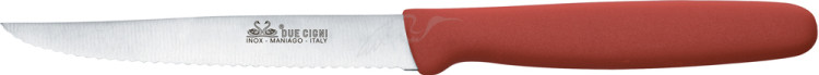 Ніж кухонний Due Cigni Pizza Knife 110 мм. колір - червоний